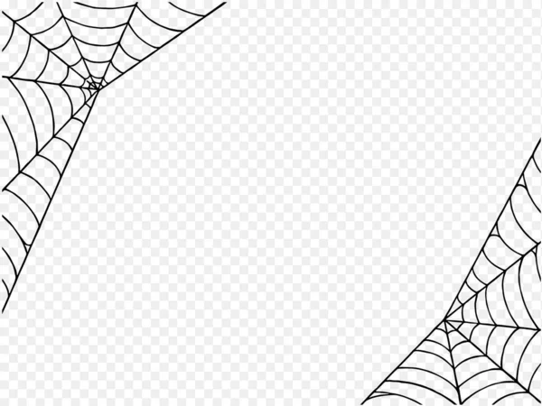 Fond Fête Halloween Avec Toile Araignée Isolée Png Texture Transparente — Image vectorielle