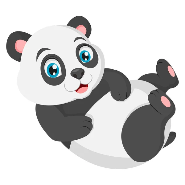 realista grande panda sentado e comendo bambu isolado ilustração 25850852  Vetor no Vecteezy