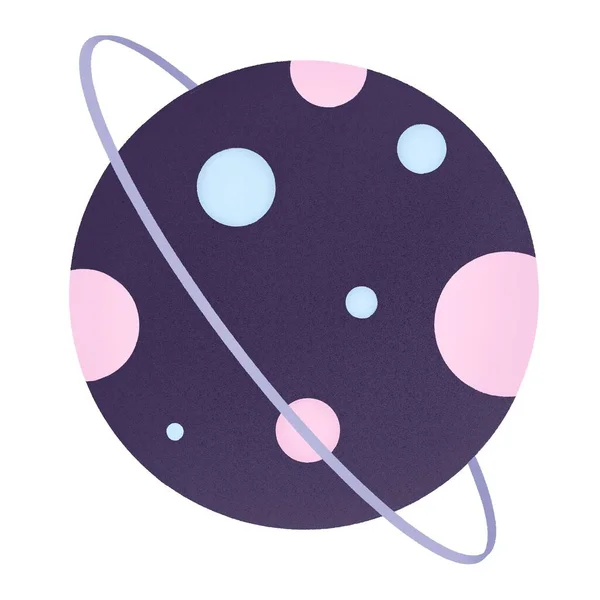 Planeta Violet Stropi Colorate — Fotografie, imagine de stoc