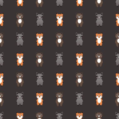 Domuzlu çocuklar için şirin desen