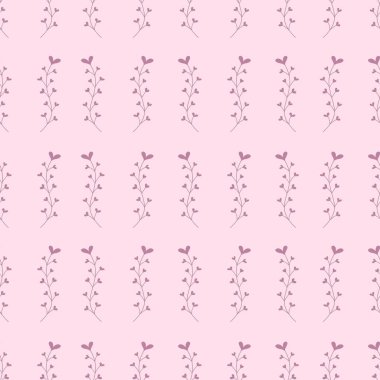 Çocuklar için bitkilerle sevimli desen