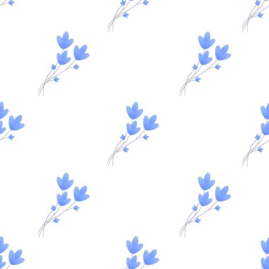 Sevimli sevgililer günü deseni - aşıklar için çiçekler