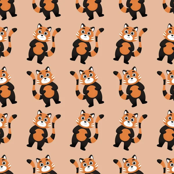 Babymuster Süßer Roter Panda — Stockfoto