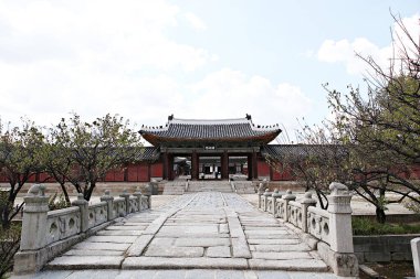  Kore 'de Changdeokgung Sarayı..