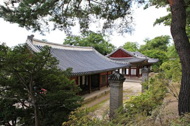  Kore 'de Changdeokgung Sarayı..