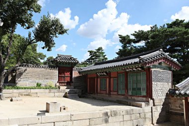  Kore 'de Changdeokgung Sarayı..