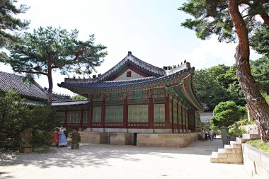  Kore 'de Changdeokgung Sarayı..