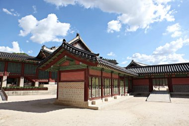  Kore 'de Changdeokgung Sarayı..