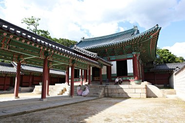  Kore 'de Changdeokgung Sarayı..