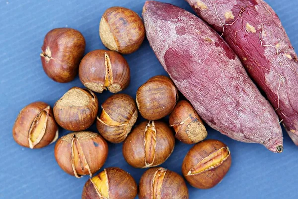 Its Korean Food Chestnut — Stock Photo, Image