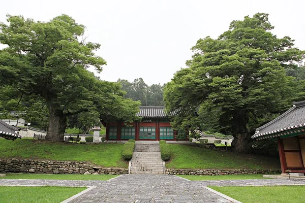 Jaunseowon Conjucian Academie Een Cultureel Erfgoed Van Korea — Stockfoto