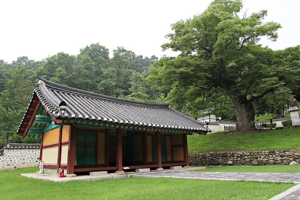 Sua Academia Conjuciana Jaunseowon Patrimônio Cultural Coréia — Fotografia de Stock