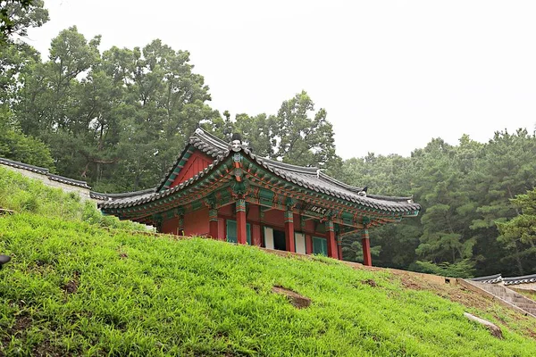 Jego Jaunseowon Conjucian Akademia Kulturalne Dziedzictwo Korei — Zdjęcie stockowe