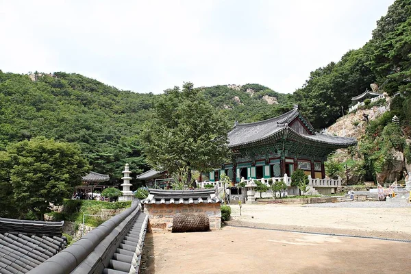 Det Koreansk Tempel - Stock-foto