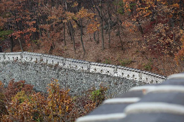 Dess Sydliga Hansanseong Fästning Korea — Stockfoto