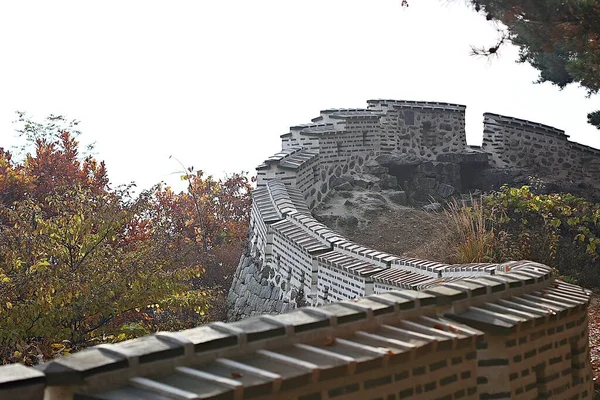 Fortaleza Hansanseong Del Sur Corea —  Fotos de Stock