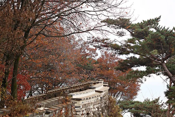 Sua Fortaleza Sul Hansanseong Coréia — Fotografia de Stock