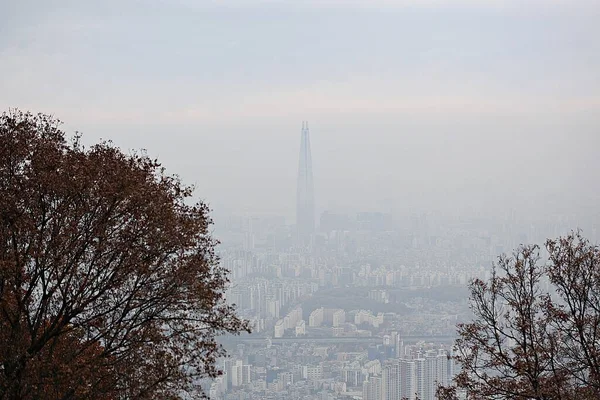 韓国の南漢城要塞は — ストック写真