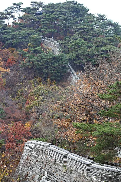 Sua Fortaleza Sul Hansanseong Coréia — Fotografia de Stock