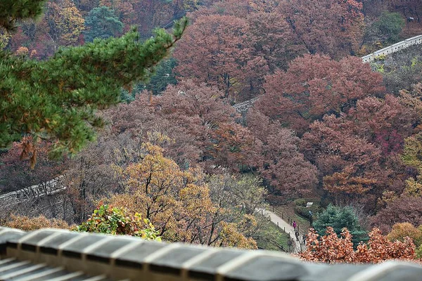 韓国の南漢城要塞は — ストック写真