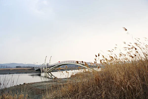 Jeho Jižní Pevnost Hansanseong Koreji — Stock fotografie