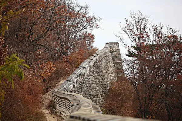 Νότιο Φρούριο Του Χανσανσονγκ Στην Κορέα — Φωτογραφία Αρχείου