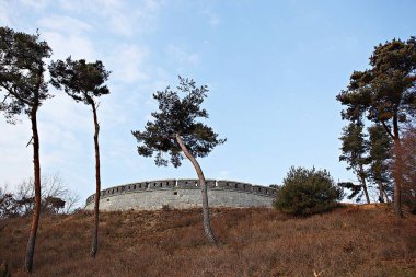  Güney Gangwhado Kalesi Kore 'de. 