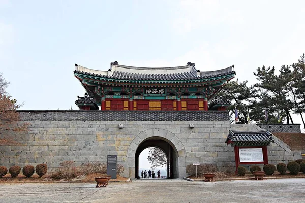 Νότιο Φρούριο Γκανγκγουάντο Στην Κορέα — Φωτογραφία Αρχείου