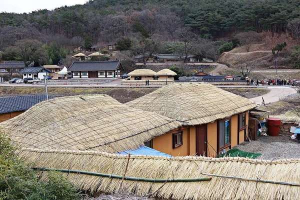 Het Een Dorp Dat Het Oude Huis Bewaart — Stockfoto