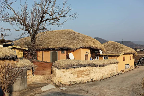 Het Een Dorp Dat Het Oude Huis Bewaart — Stockfoto