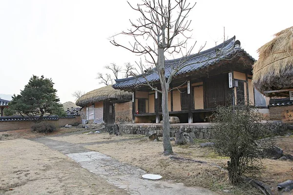 Eski Evi Koruyan Bir Köy — Stok fotoğraf