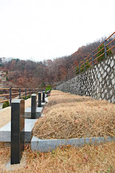 Його Цвинтар Кореї — стокове фото