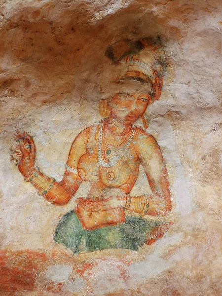 Frescoes at Sigiriya — Stock Photo, Image