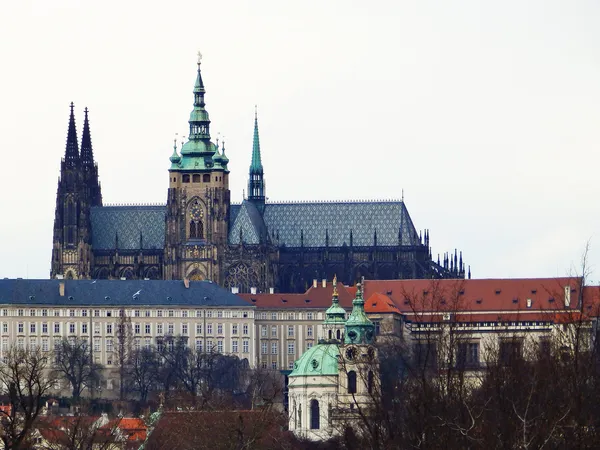 Stare mesto, st. vitus cathedral. Prague, Republika Czeska — Zdjęcie stockowe