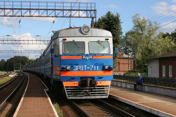 Ankomsten av tåget — Stockfoto