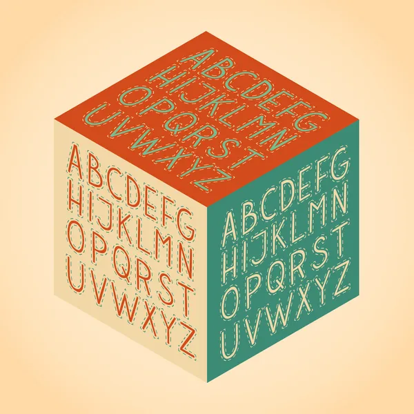 Alphabet romain . — Image vectorielle