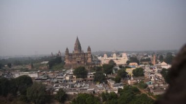 Orchha Sarayı Kalesi, Raja Mahal ve Chaturbhuj Tapınağı Jahangir Mahal, Orchha, Madhya Pradesh, Jahangir Mahal (Orchha Kalesi) Orchha, Madhya Pradesh, Hindistan, Hindistan, Hindistan arkeolojik sahaları
