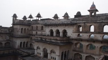 Orchha Sarayı Kalesi, Raja Mahal ve Chaturbhuj Tapınağı Jahangir Mahal, Orchha, Madhya Pradesh, Jahangir Mahal (Orchha Kalesi) Orchha, Madhya Pradesh, Hindistan, Hindistan, Hindistan arkeolojik sahaları