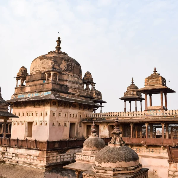 Jahangir Mahal Forte Orchha Orchha Madhya Pradesh Índia Jahangir Mahal — Fotografia de Stock