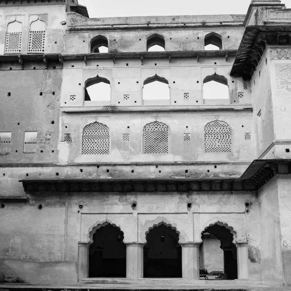 Jahangir Mahal Orchha Fort Orchha Madhya Pradesh India Jahangir Mahal — Fotografia de Stock