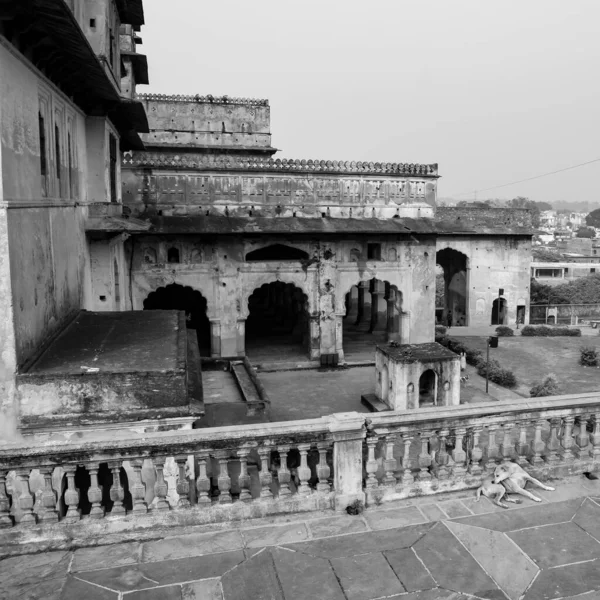 Jahangir Mahal Orchha Fort Orchha Madhya Pradesh Intia Jahangir Mahal — kuvapankkivalokuva