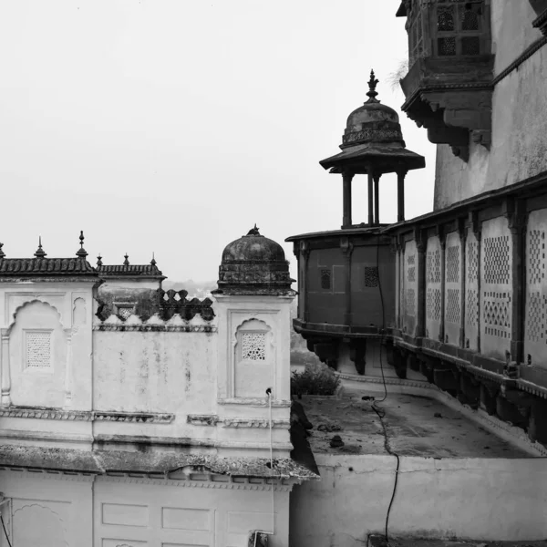 Jahangir Mahal Orchha Fort Orchha Madhya Pradesh India Jahangir Mahal — Fotografia de Stock