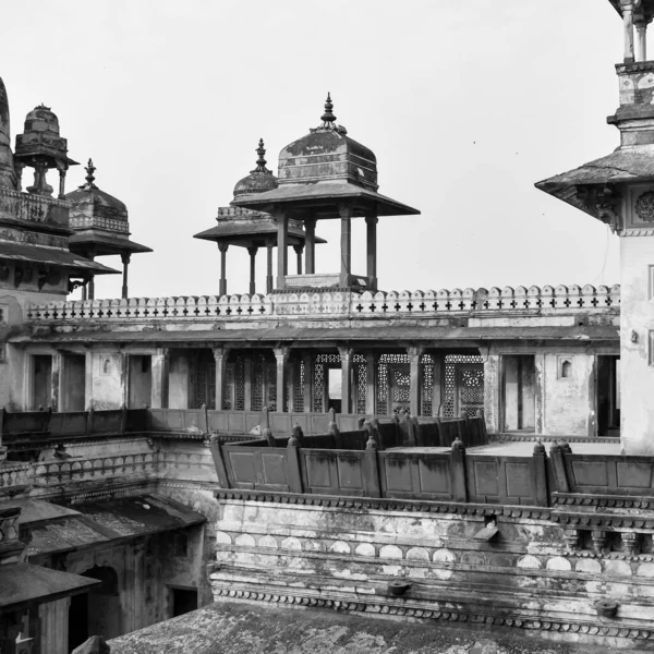 Jahangir Mahal Orchha Fort Orchha Madhya Pradesh India Jahangir Mahal — Fotografia de Stock