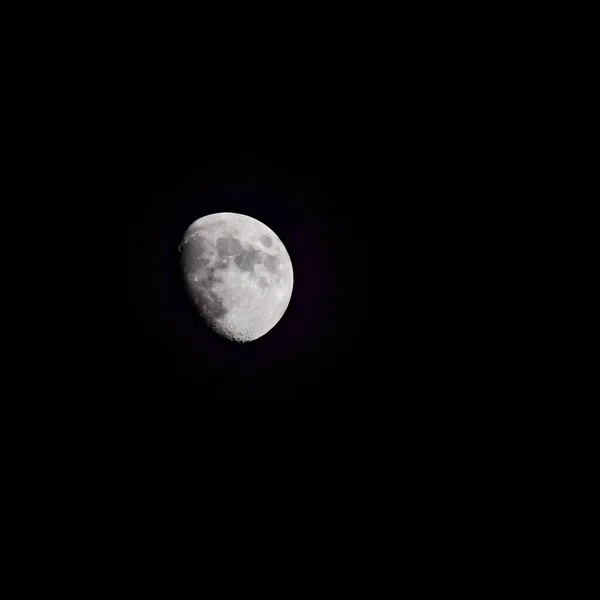 Luna Piena Nel Cielo Buio Durante Notte Grande Super Luna — Foto Stock