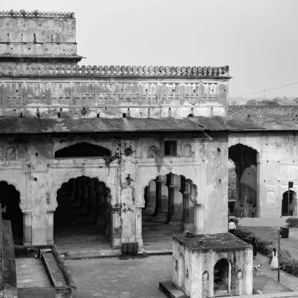 Jahangir Mahal Forte Orchha Orchha Madhya Pradesh Índia Jahangir Mahal — Fotografia de Stock