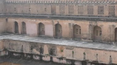 Orchha, Madhya Pradesh, Hindistan, Jahangir Mahal veya Orchha Sarayı Orchha 'da bulunan bir kale ve garnizondur. Madhya Pradesh. Hindistan, Hindistan Arkeolojik Siteleri
