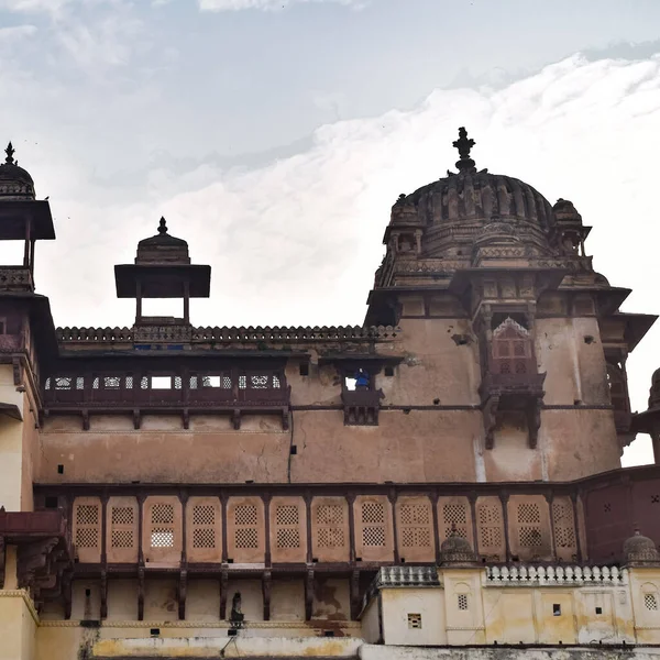 Jahangir Mahal Forte Orchha Orchha Madhya Pradesh Índia Jahangir Mahal — Fotografia de Stock