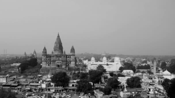 Jahangir Mahal Orchha Fort Orchha Madhya Pradesh Indie Jahangir Mahal — Stock video