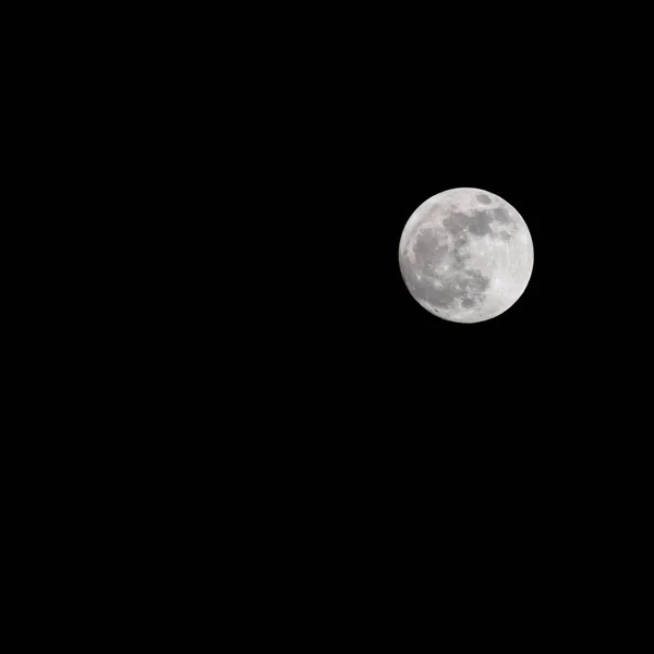 Mond Zeitraffer Zeitraffer Vollmondaufgang Dunklen Himmel Der Natur Nachtzeit Vollmond — Stockfoto