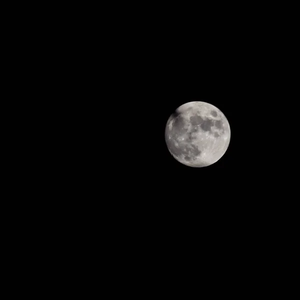 Luna Timelapse Stock Time Lapse Luna Llena Subida Cielo Oscuro — Foto de Stock